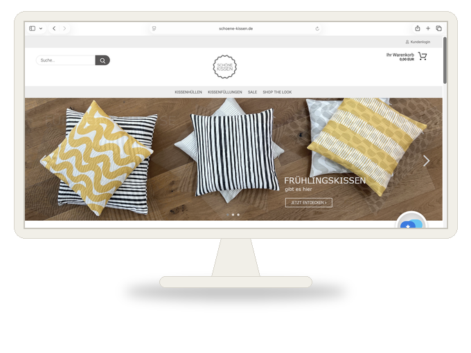 Onlineshop schoene-kissen.de