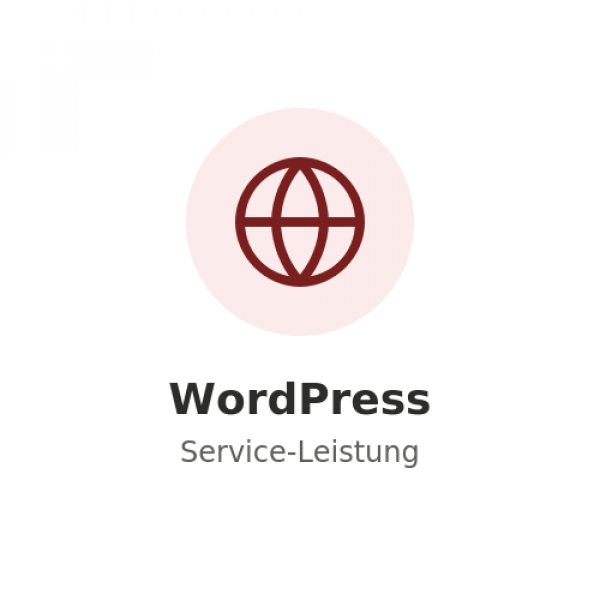 WordPress Service-Leistung