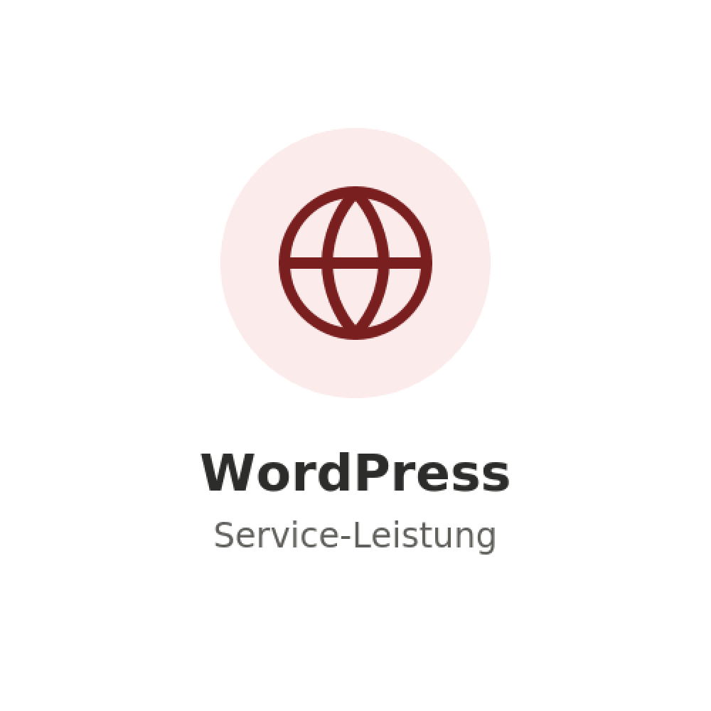 WordPress Service-Leistung